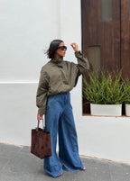 Mock Neck Jacket