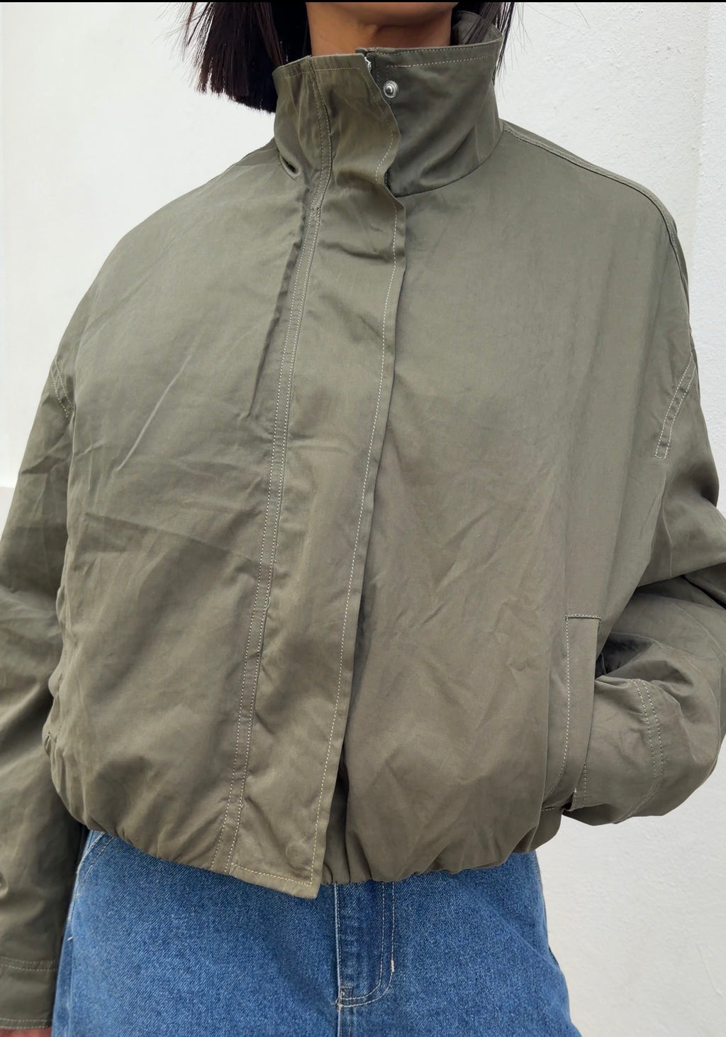 Mock Neck Jacket