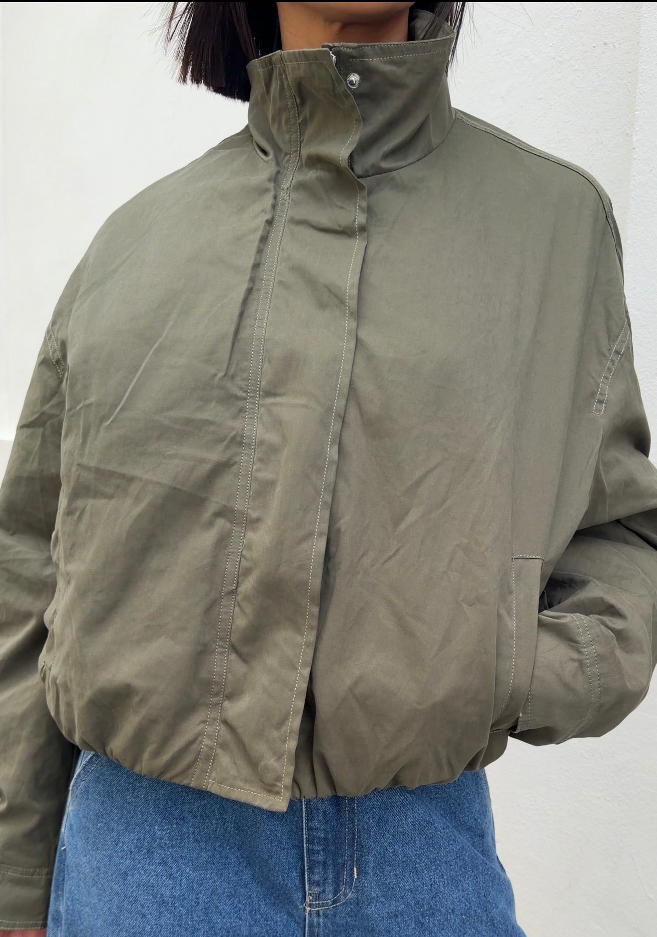 Mock Neck Jacket