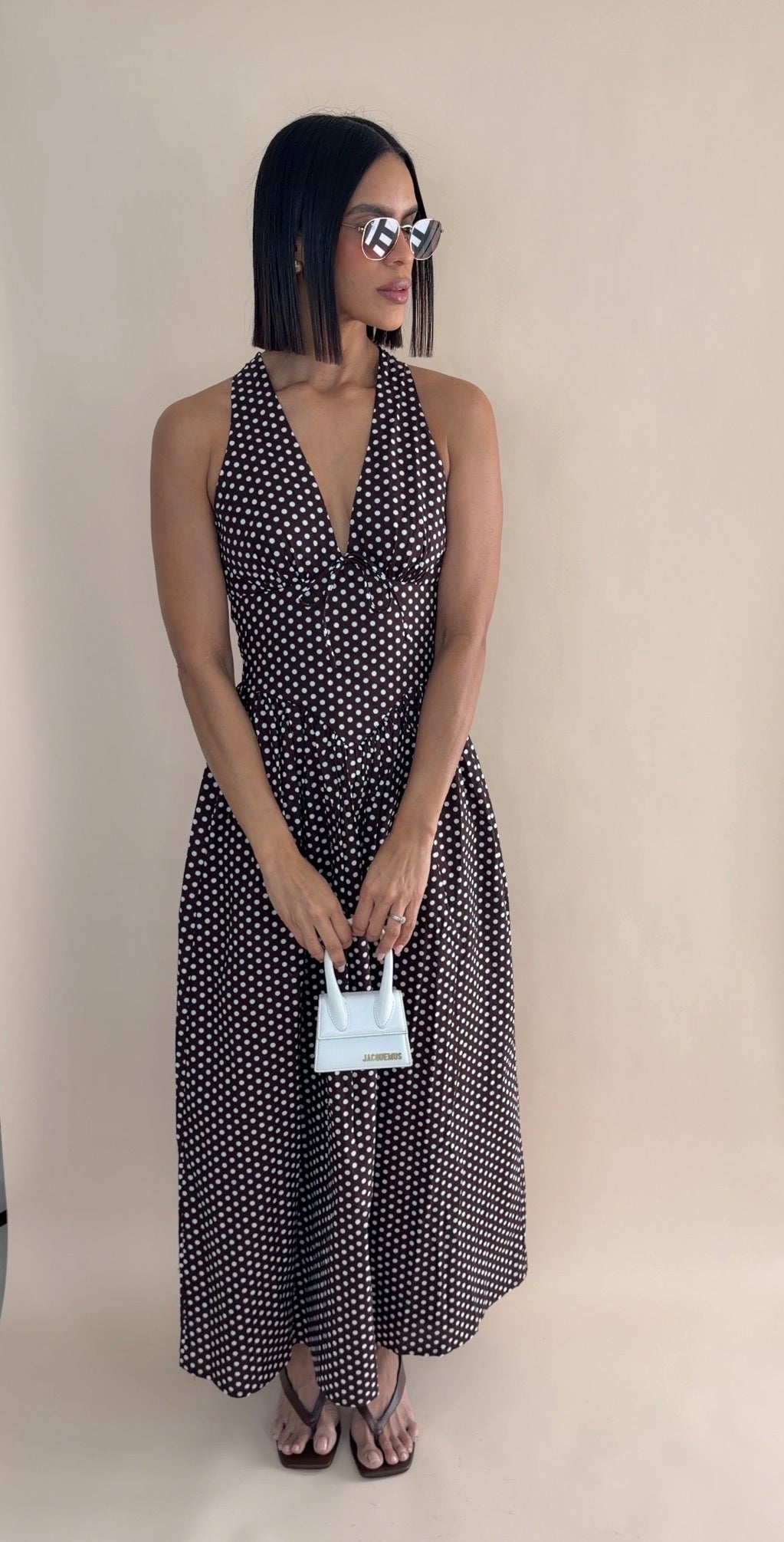 Polka Dot Maxi Dress