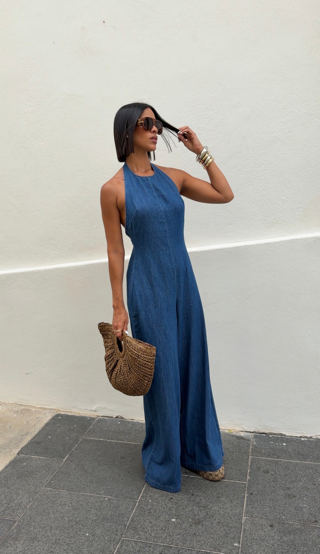 Soleil Denim Jumpsuit