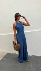 Soleil Denim Jumpsuit