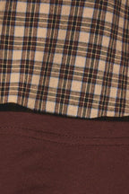 Mocha Plaid Layered Tee