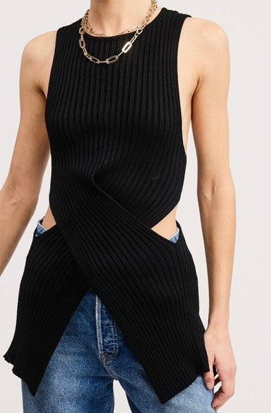 Cut-out Sweater Top