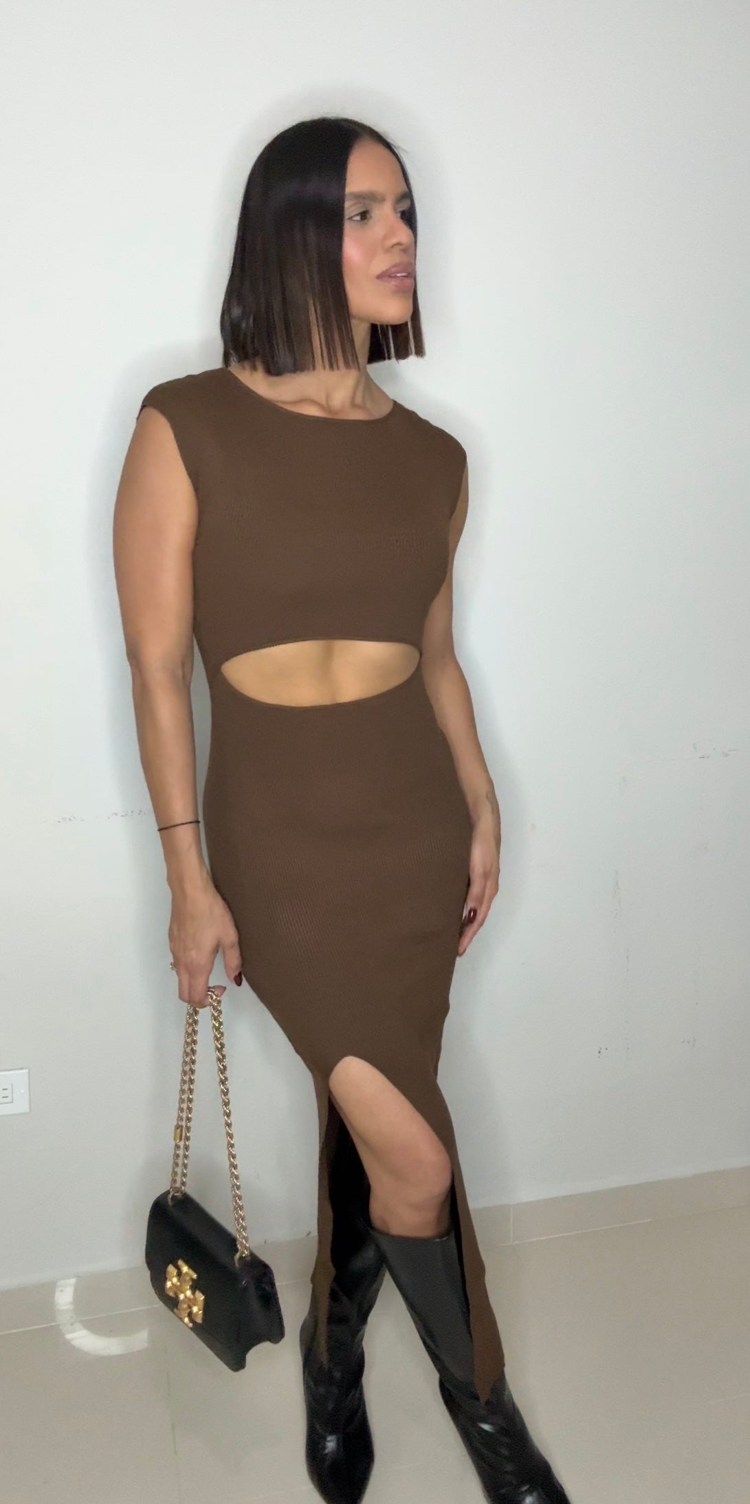 Mocha Midi Dress